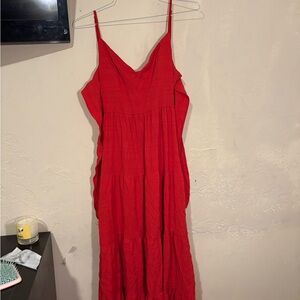 Amazon Vibrant Red Prom Dress